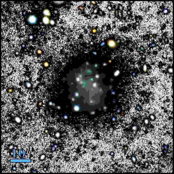 Mireia Montes et al, An almost dark galaxy with the mass of the Small Magellanic Cloud, arXiv (2023). DOI: 10.48550/arxiv.2310.12231