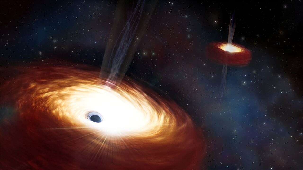 Astronomers measured the heaviest pair of supermassive black holes ever ...